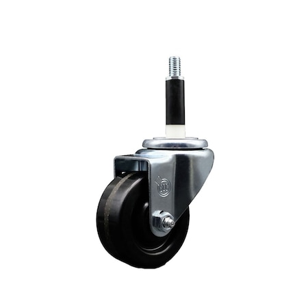 Service Caster 3'' Phenolic Wheel Swivel 7/8'' Expanding Stem Caster SCC-EX20S314-PHR-78